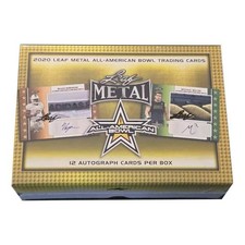 2020 Leaf Metal All-American Football Jumbo FACTORY BOX SEALED NEW 20LEFMAA-J