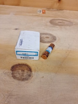 BOX of TEN Littelfuse FLNR-2 Fuse 2A 250V Time Delay Class RK5 Lot 10 NEW