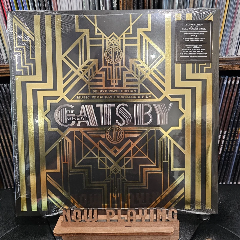 The Great Gatsby Soundtrack - DELUXE EDITION Gold Nugget 2 LP Vinyl NEW *Tear + - Image 3 of 4