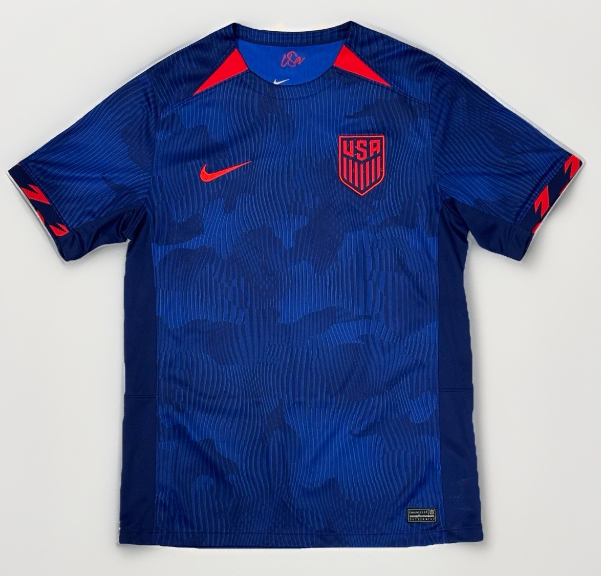 Nike USA Soccer Jersey 2023 Away USMNT Stadium Blue Mens Medium DR3971-405 Mint
