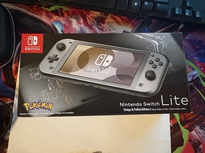 Nintendo Switch Lite Pokemon Dialga and Palkia With Box, 2 Games