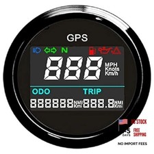Universal Digital Gps Speedometer Speedo Gauge Trip Meter Odometer Blackblack Universal Digital Gps Speedometer Speedo Gauge Trip Meter Odometer Blackblack