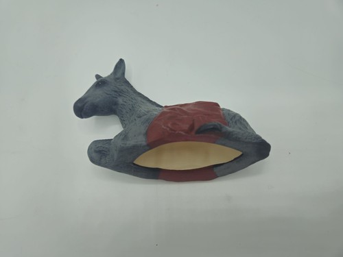 Replacement DONKEY For Kimple's Large Nativity Set Hand Painted Porcelain - Picture 7 of 11