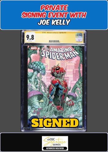 AMAZING SPIDER-MAN #29 MARK BAGLEY CGC SS JOE KELLY SIGNED PRESALE