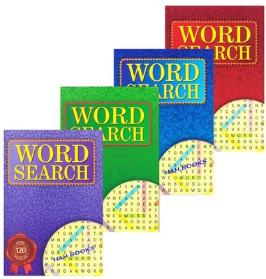 Set Of 4 x Wordsearch Word Search A5  Puzzle Books Brain Book -SPECIAL EDITION