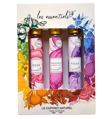 Les Essentiels Gift Set Rose / Gourmandise / Figue EDP 3x30ml