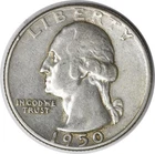 1950-D/S Washington Silver Quarter OMM 1 FS-601 EF Uncertified #116