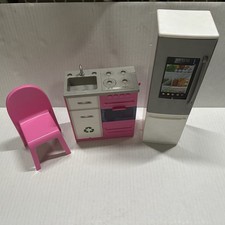 2018 Barbie Dream House Replacement Part Kitchen Sink Oven Stove  Refrigerator