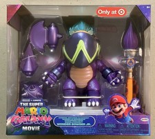 Nintendo Super Mario Galaxy Movie Chomping Wonder Bowser Jr. Jakks Pacific - New