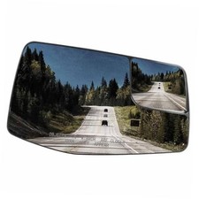 Right Passenger Side Mirror Glass Replacement Compatible with GMC Sierra 1500