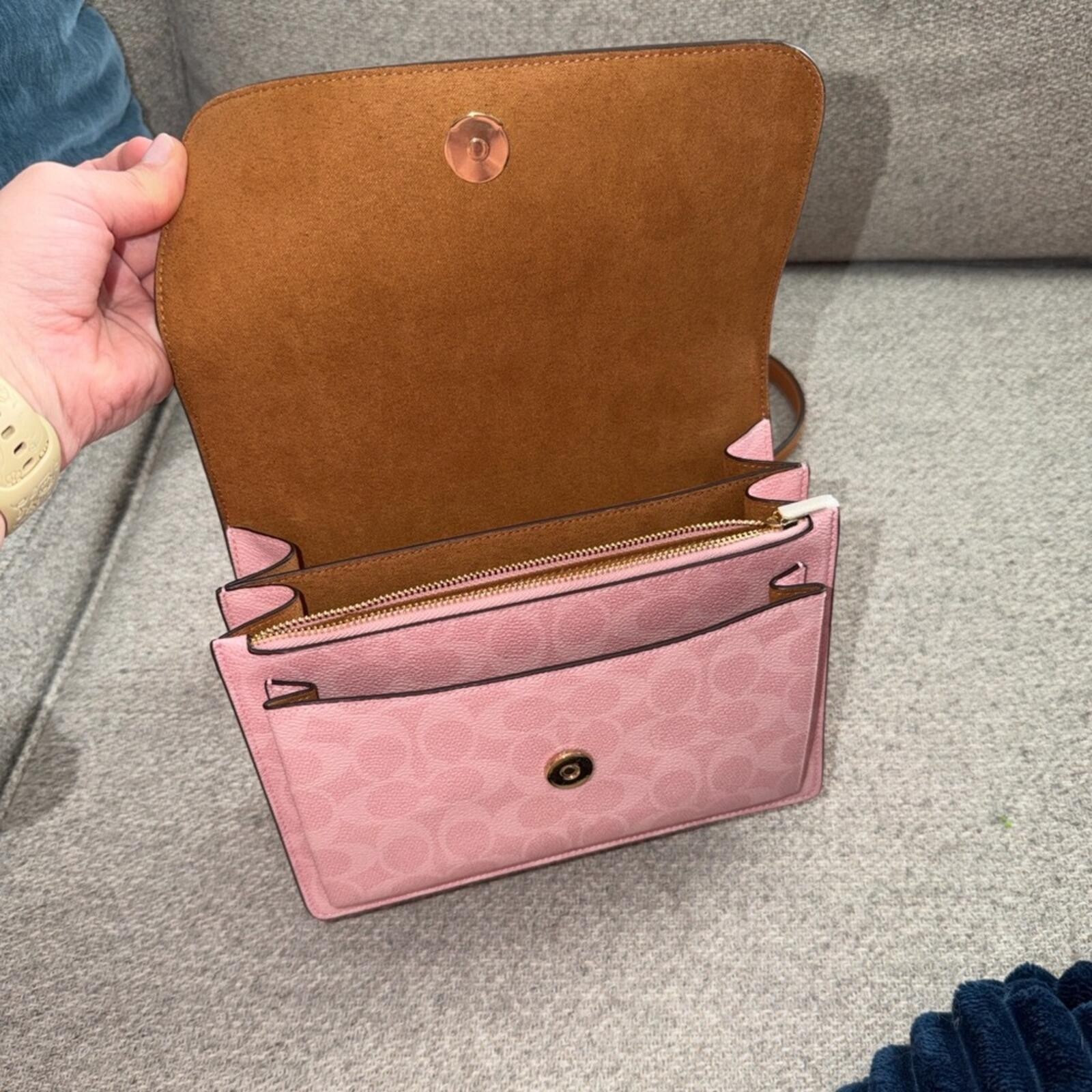 NWT Coach Powder Pink Klare Bag image 7