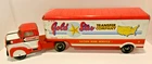 Vintage MARX TIN LITHO GOLD STAR TRUCK AND TRAILER
