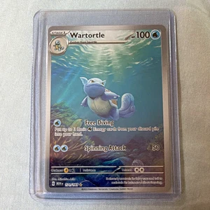 Pokémon TCG Wartortle 171/165 Sv: Scarlet & Violet 151 IR Holo Full Art EN 2023