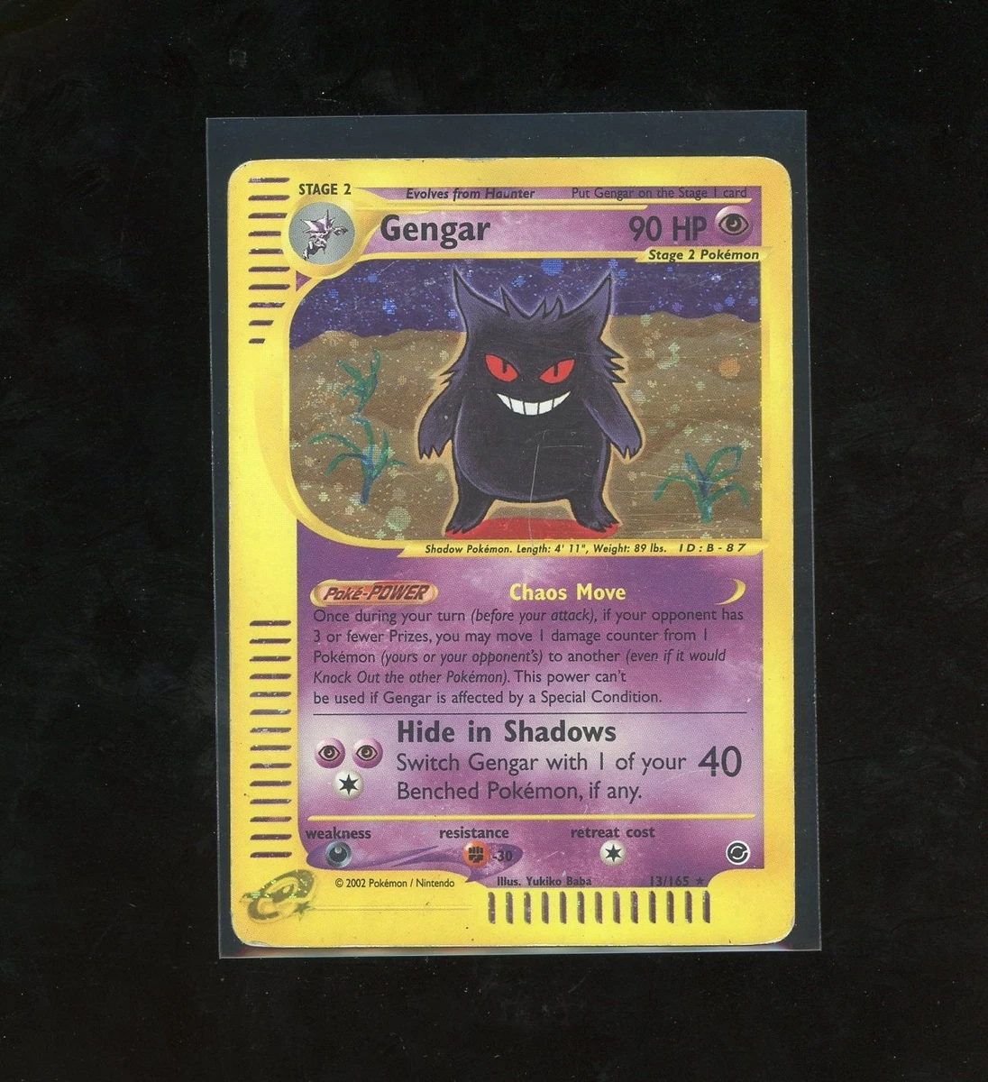 Gengar Pokémon TCG Psychic Individual Collectible Card Game Cards