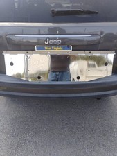 Large Car Chrome 2 License Plate Angled Holder W/Hinge , 4 lights Holes
