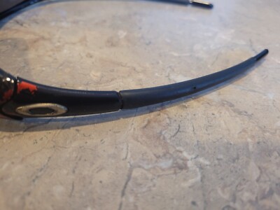 Oakley Straight Jacket Polished Black Blood Skull W/ Black Iridium