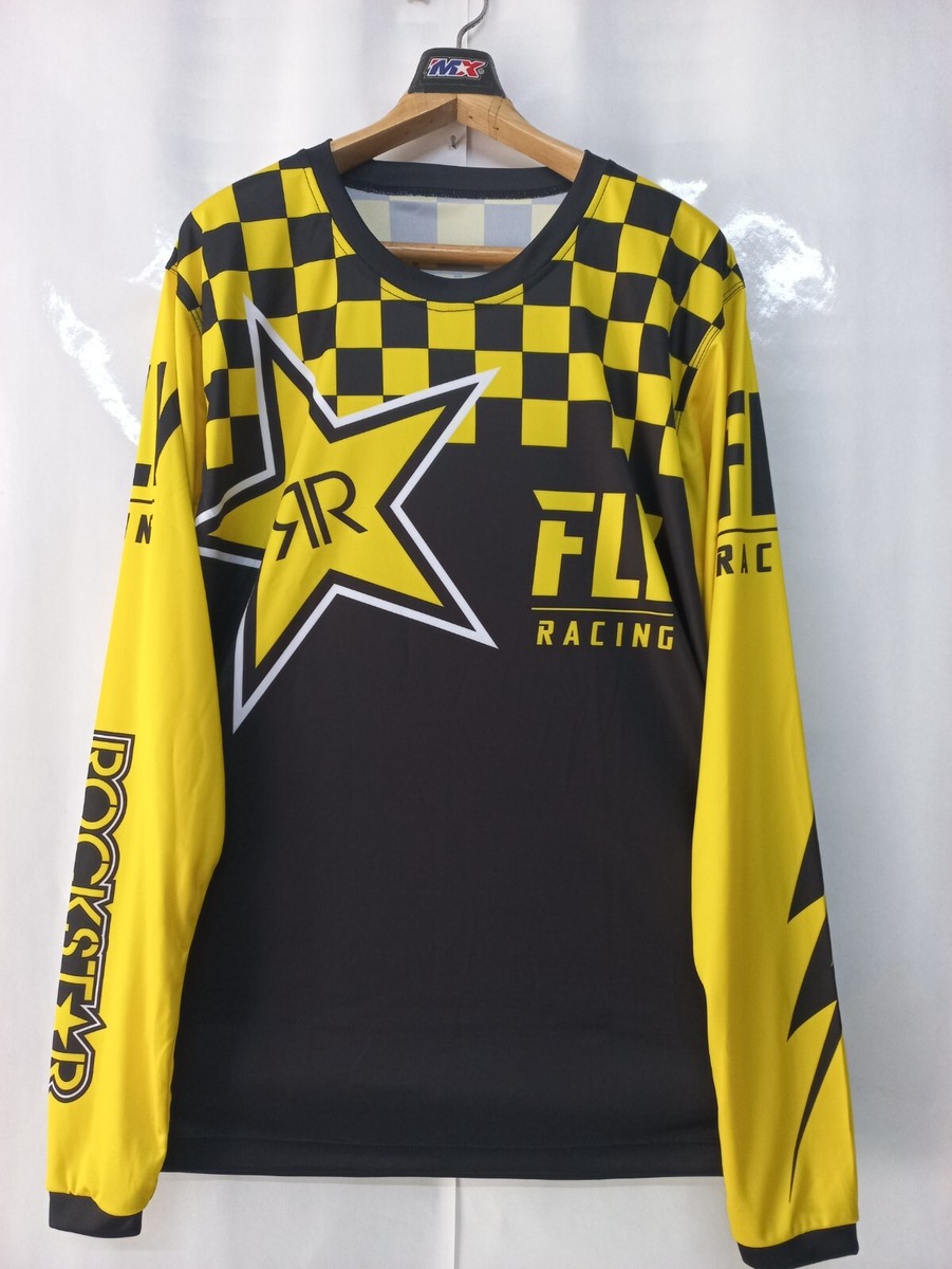 Customize Vintage Motocross Style Rockstar Fly Name+Number Customize Vintage Motocross Style Rockstar Fly Name+Number