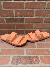Crocs Classic Sandals Peach Comfort Slide Sandals Men’s Size 8  Women’s Size 10
