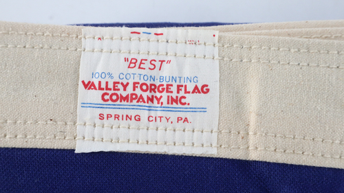 Vintage 60s Valley Forge Flag Co Sewn American Flag Unused 9' x 5' 50 Star USA - Picture 2 of 3