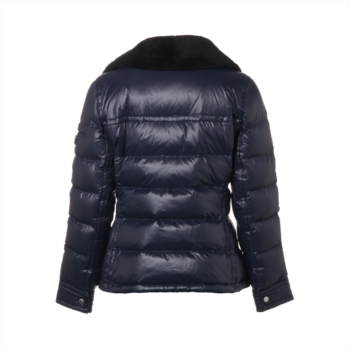 ジャケット・アウター prada triangle logo down vest navy prada triangle logo down vest navy