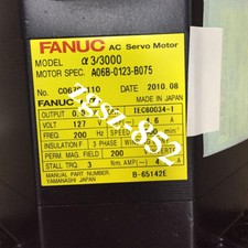 FANUC SERVO motor A06B-0123-B075 1PCS New FedEx or DHL