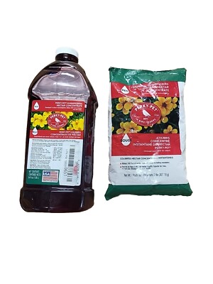 Perky Pet 64 Oz Red Ready-To-Use Hummingbird Nectar + 2lbs Instant Nectar Powder