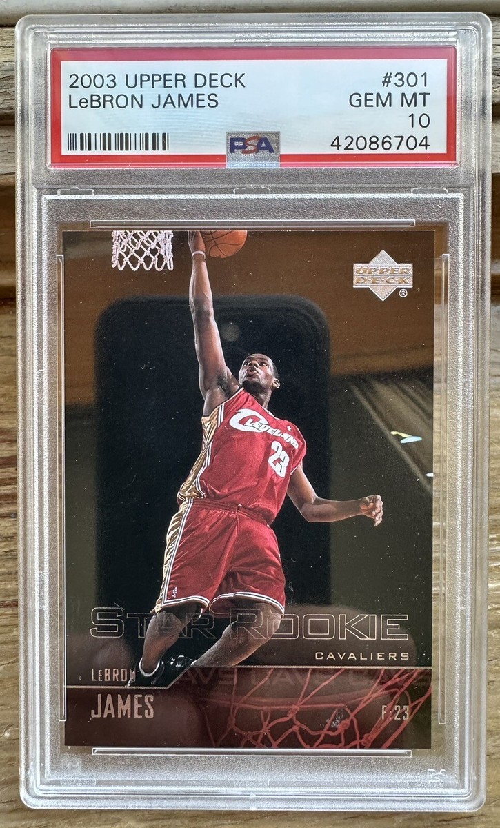 その他 UD Lebron James rookie card 301 LeBron James 2003 Upper Deck #301 Star Rookie Price Guide