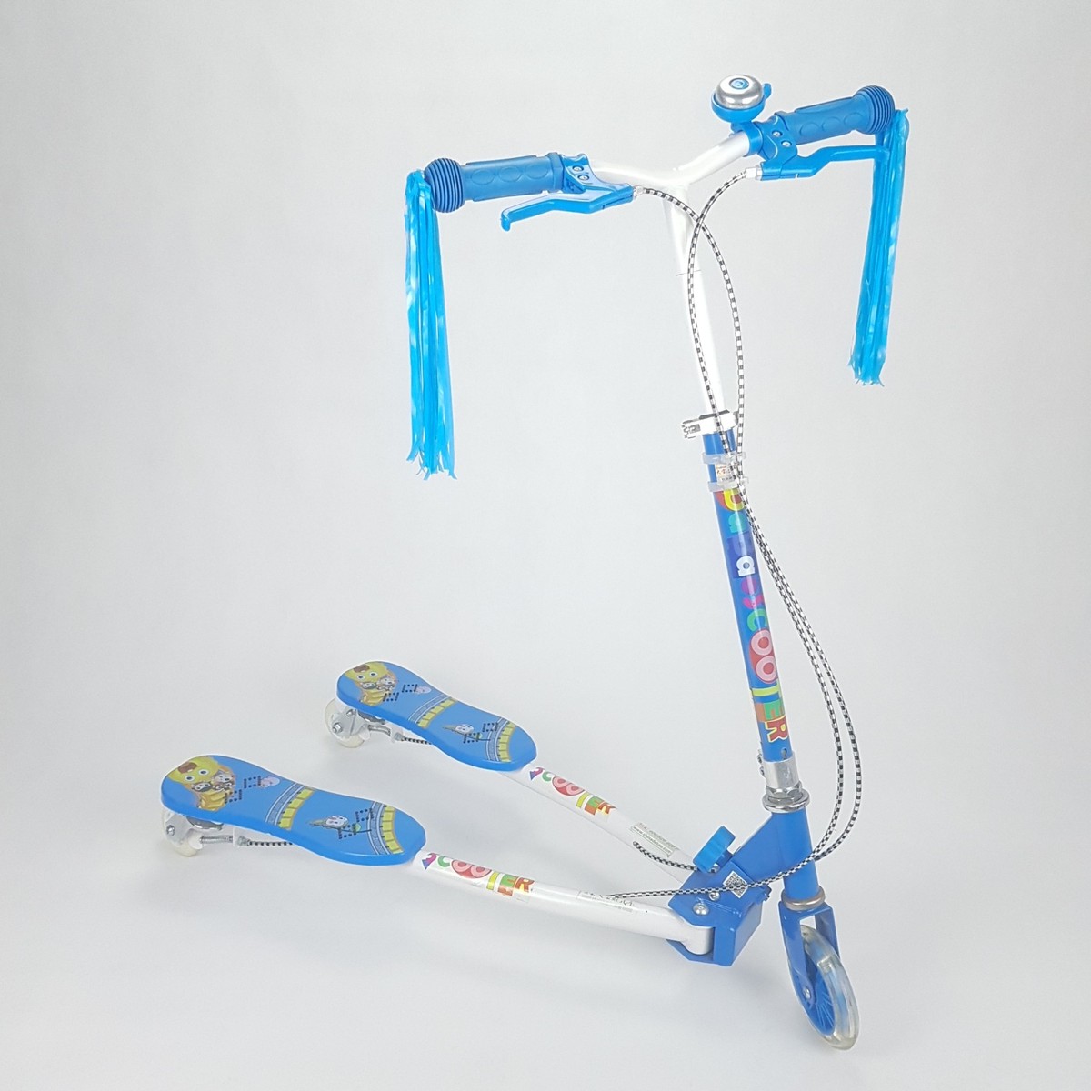 Scooter Flicker Scissor style kids toddler glider frog skateboard