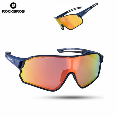 orange cycling glasses