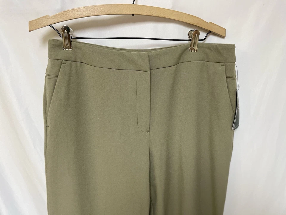 NUEVO $58 Pantalones Rafaella Talla 10 Para Mujer Ajuste Moderno Fácil Cuidado 32X32 Bolsillos NUEVO Foto 3 de 4