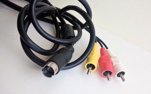 Rare Genuine Official Sega Saturn Composite AV Cable - Picture 3 of 4