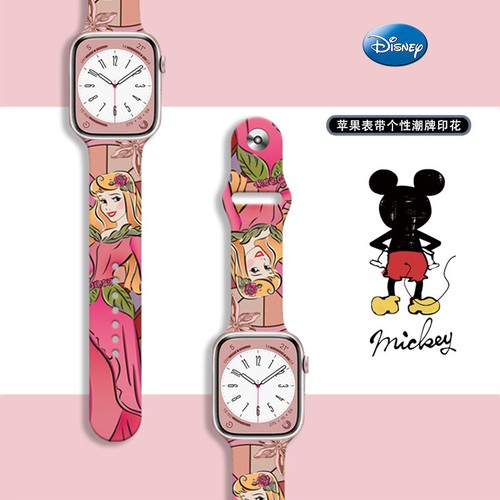 Disney Mickey Mouse Armbanduhr - Armbänder für Apple Watch Ultra Silikon Uhrenarmband - Bild 3 von 56