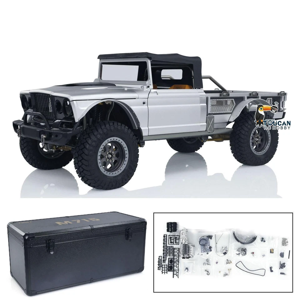 TWOLF 1/8 RC 4x4 Off-road Vehicles M715 4WD Remote Control Crawler Car Model KIT - Image 2 of 4