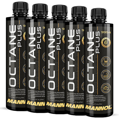 Super Oktan Benzin Plus 5 x 450 ml Kraftstoff Additiv Antiklopf MANNOL 9954