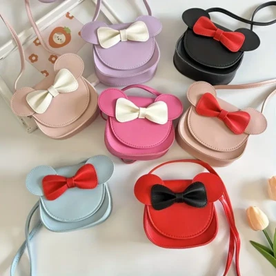 Minnie Maus Design Mädchen Kinder Schulter Tasche Cartoon Handtasche Mode - Bild 1 von 4