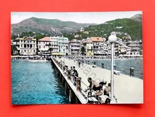 Postcard Alassio Panorama from the pier and Hotel Ligure - 1960 ca.