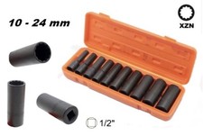 SET CHIAVI A BUSSOLA AD IMPATTO DA 1/2 75 mm MILLERIGHE PROFILO INTERNO XZN 10PZ