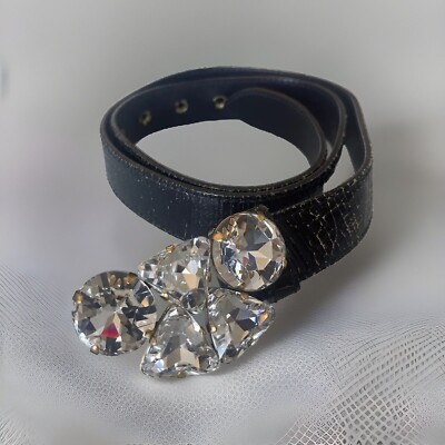 Miu Miu belt, crystal￼Buckle | eBay