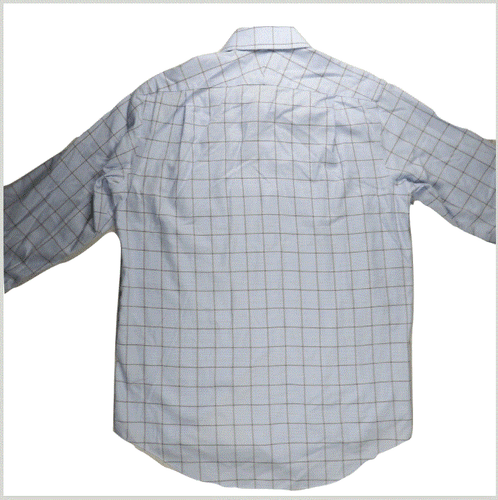 Camisa de vestir para hombres marrón negro 15.5 algodón egipcio 80s 2 capas sin hierro Ajuste clásico - Imagen 3 de 7