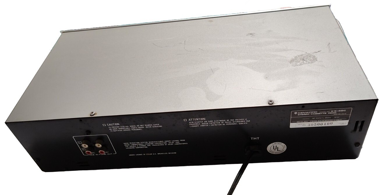Vintage Kenwood Cassette Deck KX55C Tested, Works! VGUC eBay