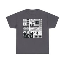 Unisex Heavy Cotton Tee With African Design