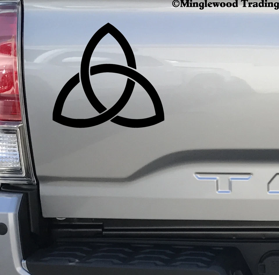 Triquetra Vinyl Decal | Celtic Triqueta Trinity Knot Wiccan Christian | Sticker - Image 4 of 4