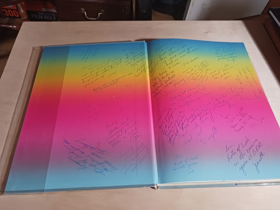 1960 BOUND BROOK HIGH SCHOOL YEARBOOK ANNUAL NJ NEW JERSEY Signed by