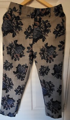 MSGM Womens Floral Trousers