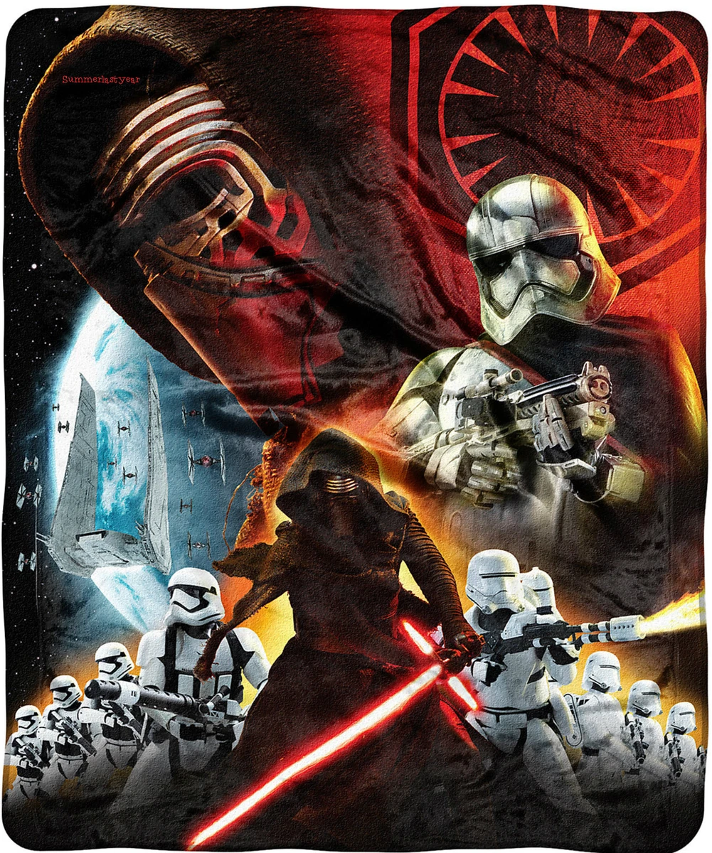 Star wars plush blanket hot sale
