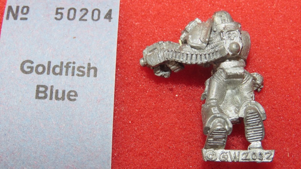 Warhammer 40k - Escouade Grey Knights En Métal (5 Figs + Justicar) Peinte