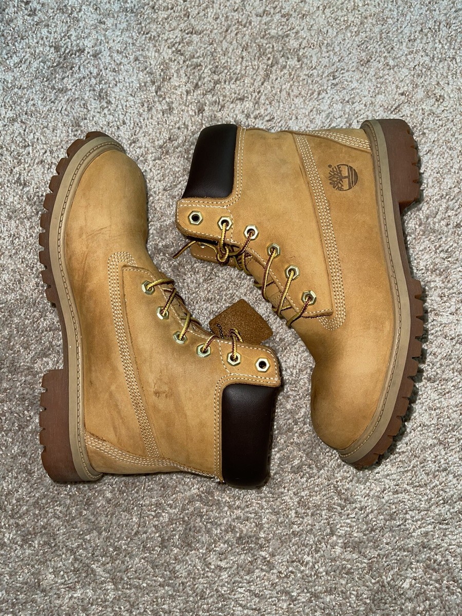 Timberland 6 inch premium Boot Wheat Nubuck 12909 Waterproof Size