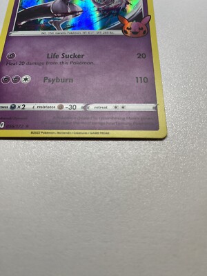 Pokémon Holo Mewtwo Trick or Trade Halloween Shiny Promo 056/172