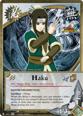 Haku - N-1661 - Common - Unlimited Edition Ultimate Ninja Storm 3