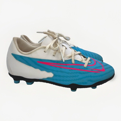 Nike Phantom GX Pro FG Soccer Cleats White Blue Pink EUC DD9564